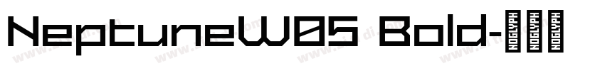 NeptuneW05 Bold字体转换